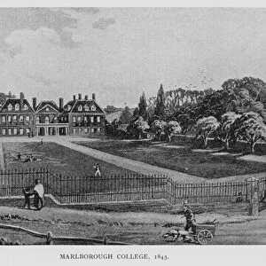 Marlborough College, 1843 (litho)