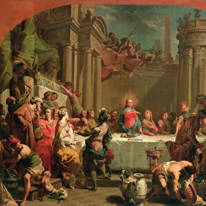 Marriage feast at Cana, 1766 (oil on canvas)