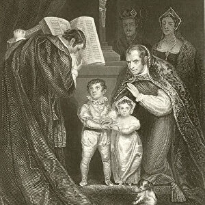 The marriage of Richard Duke of York (engraving)