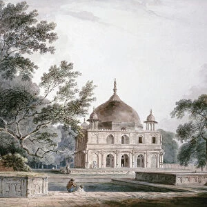 The Mausoleum of Prince Khusrau, Allahabad, Uttar Pradesh, (pencil and w / c)