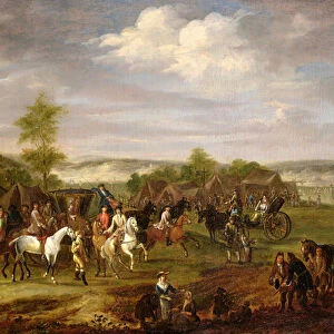 Meeting at Clifton and Rawcliffe Ings, York, September 1709 (oil on canvas)