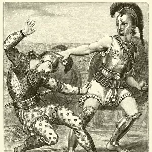 Menelaus and Paris (engraving)