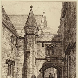 Merton College (etching)