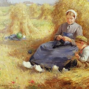 Midday rest, 1915 (oil on canvas)