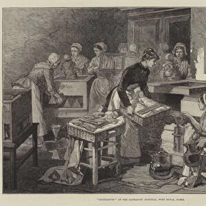 Midwife, Nurses and Incubators at the Maternity Hospital, Port Royal, Paris (engraving)