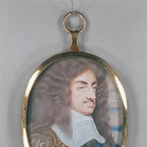 Miniature of Charles II (w / c on vellum)