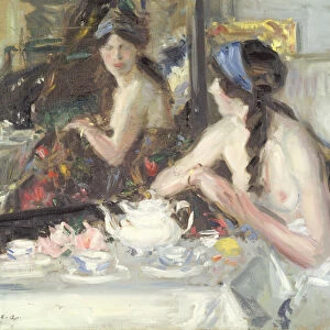 At the Mirror, 1913 (oil on canvas)