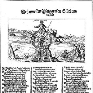 Mockery sheet from 1621 on Friedrich von der Pflaz, the Winter King