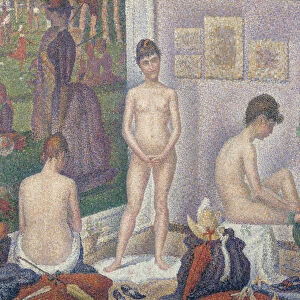 The Models, 1888 (oil on canvas)
