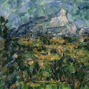 Mont Sainte-Victoire, 1904-05 (oil on canvas)