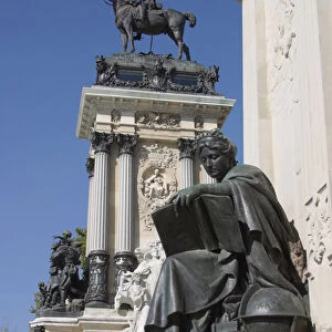 Monument to Alfonso XII (1857-85) (bronze & marble)