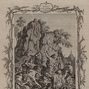 Moses Striking the Rock (engraving)