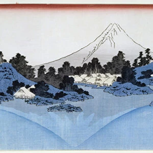 Mount Fuji Reflected in Lake Misaica, from the series 36 Views of Mount Fuji