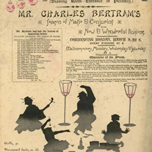 Mr Charles Bertrams season of magic and conjuring (engraving)