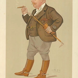 Mr Edward Linley Sambourne, Sammy, 16 January 1892, Vanity Fair cartoon (colour litho)