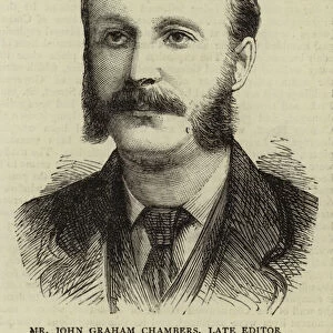 Mr John Graham Chambers, Late Editor of "Land and Water"(engraving)