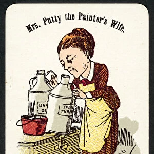 Mrs Putty The Painters Wife (colour litho)