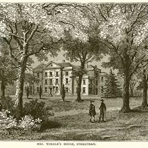 Mrs. Thrales House, Streatham (engraving)