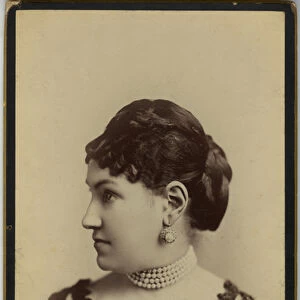 Mrs William Astor (sepia print)