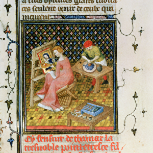 Ms Fr 12420 fol. 86r The Story of Thamyris, from De Claris Mulieribus