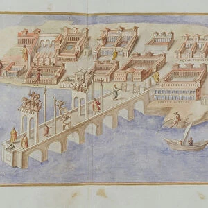 MS Gen 1496 Harbour Scene, 1674 (vellum)