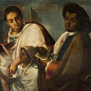 Mulatto and Mestiza produce a Mulatto Return-Backwards, c. 1715 (oil on canvas)