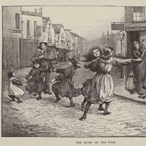 The music of the poor (engraving)