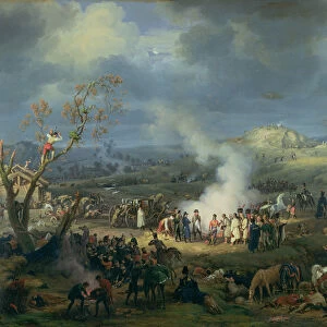 Napoleon (1769-1821) Visiting a Bivouac on the Eve of the Battle of Austerlitz, 1st December 1805