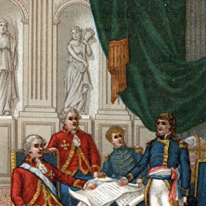 Napoleon Bonaparte in Amiens on 25 March 1802, England and France signed a peace treaty