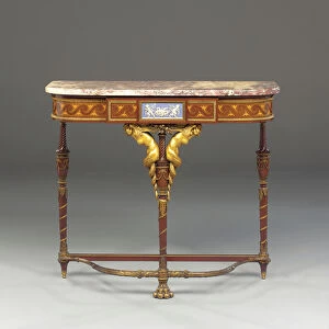 A Napoleon III console, in the manner of Jacob, by Maison Millet, Paris, c