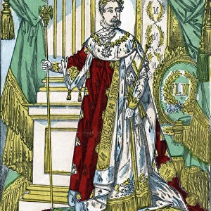 Napoleon III, Emperor of the French, 19th century spinal image
