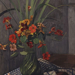 Nasturtiums, 1920 (oil on canvas)