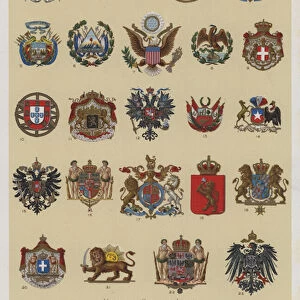 National Coats of Arms (colour litho)