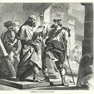 Nehemiah and Sanballats Servant (engraving)