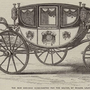 The New Carriage constructed for the Sultan, by Messrs Laurie and Marner (engraving)