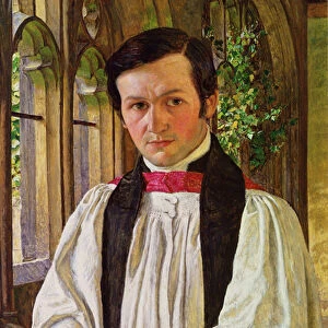 New College Cloisters : Portrait of John David Jenkins, 1852