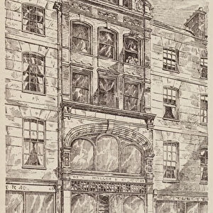 New Premises for Messrs Muller and Co, No 62, High Holborn, London, WC (engraving)