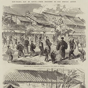 New-Years Day in Japan (engraving)