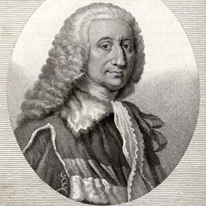 Nicholas Taaffe, engraved by Bocquet, illustration from A catalogue of Royal and Noble Authors