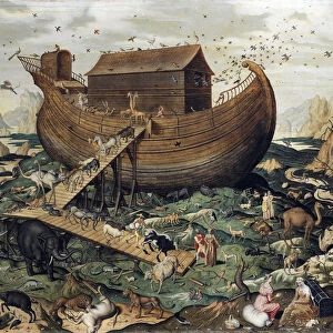 The Noahs Ark on Mount Ararat - Myle, Simon de (active ca 1570
