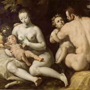 Noahs Family (oil on canvas)
