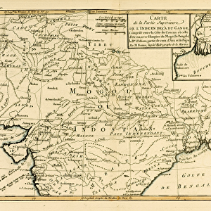 Northern India, from Atlas de Toutes les Parties Connues du Globe Terrestre