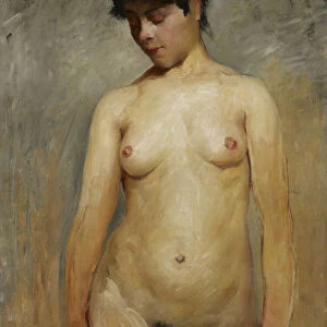 Nude Girl, 1886 (oil on canvas)
