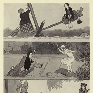 Some occasions when a gentlemen is not expected to give up his seat to a lady (litho)