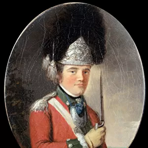 An Officer of the Grenadier Company, 63rd Regiment of Foot, c. 1775 (oil on canvas)