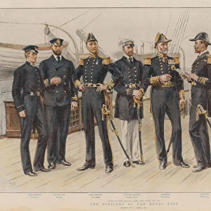 The Officers of the Royal Navy (chromolitho)