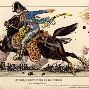 Officier D Ordonnance De L Empereur, 1809 (colour litho)