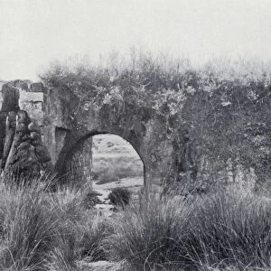 An Old Archway at Chorazin (b / w photo)