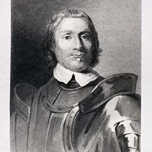 Oliver Cromwell (1599-1658), Lord Protector of England, Scotland and Ireland (engraving)