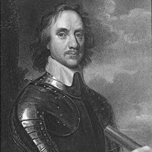 Oliver Cromwell (1599-1668) (engraving)